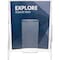 Deflecto Literature Rack, Magz Size, 1 Pkt, 9-1/8"x2-3/4"x11-3/4", CL DEF55501 - alternate 2